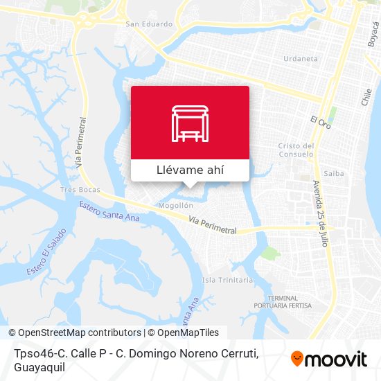 Mapa de Tpso46-C. Calle P - C. Domingo Noreno Cerruti