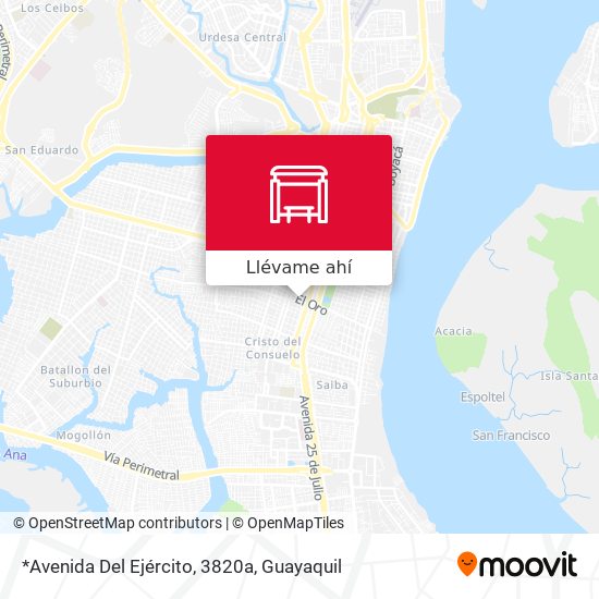Mapa de *Avenida Del Ejército, 3820a