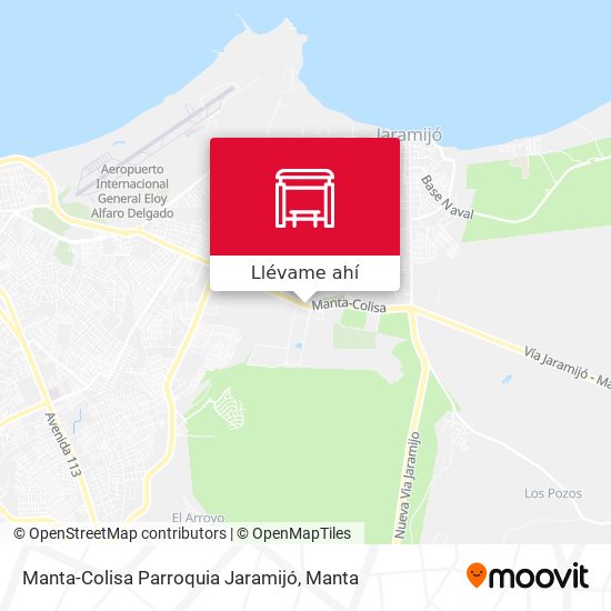 Mapa de Manta-Colisa Parroquia Jaramijó