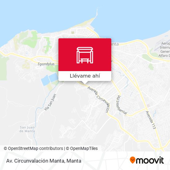 Mapa de Av. Circunvalación Manta