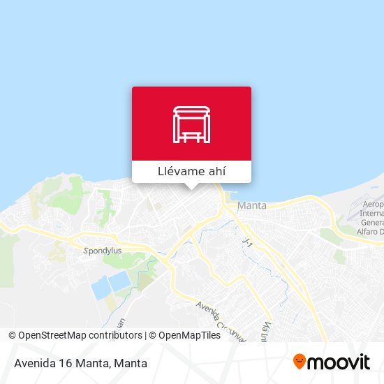 Mapa de Avenida 16 Manta