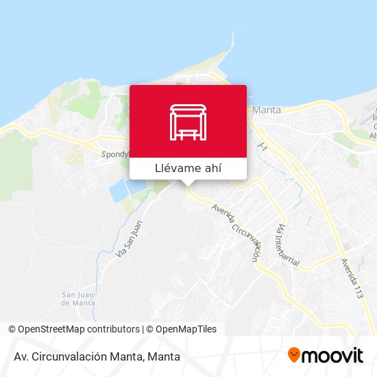 Mapa de Av. Circunvalación Manta