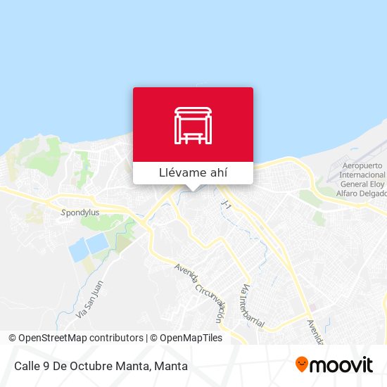 Mapa de Calle 9 De Octubre Manta