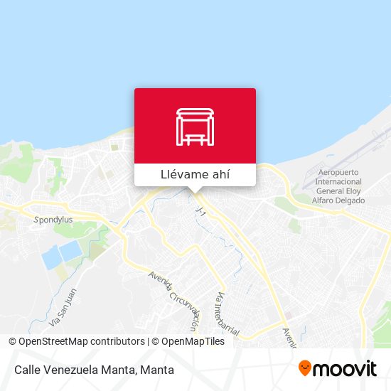 Mapa de Calle Venezuela Manta