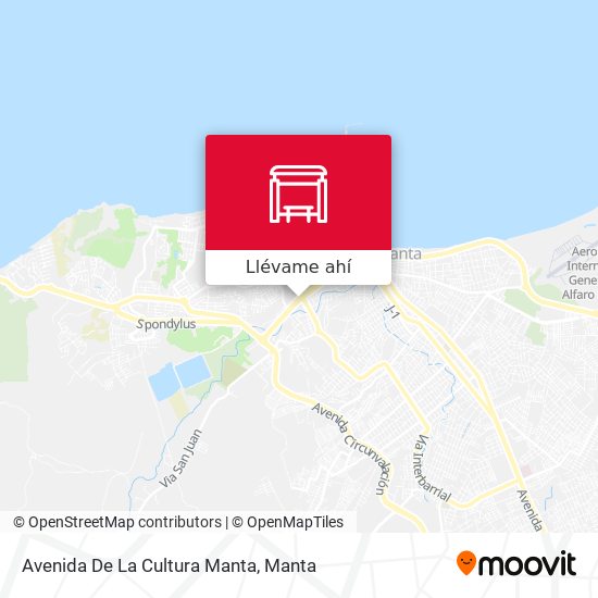 Mapa de Avenida De La Cultura Manta