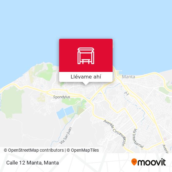 Mapa de Calle 12 Manta