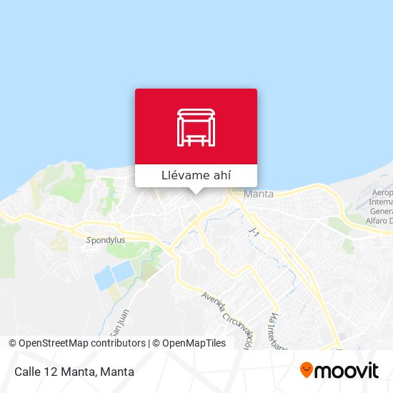 Mapa de Calle 12 Manta