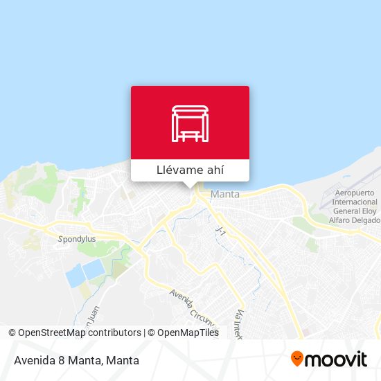 Mapa de Avenida 8 Manta