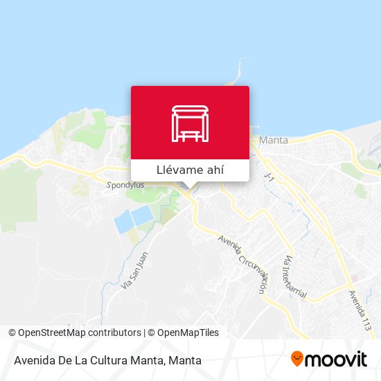 Mapa de Avenida De La Cultura Manta