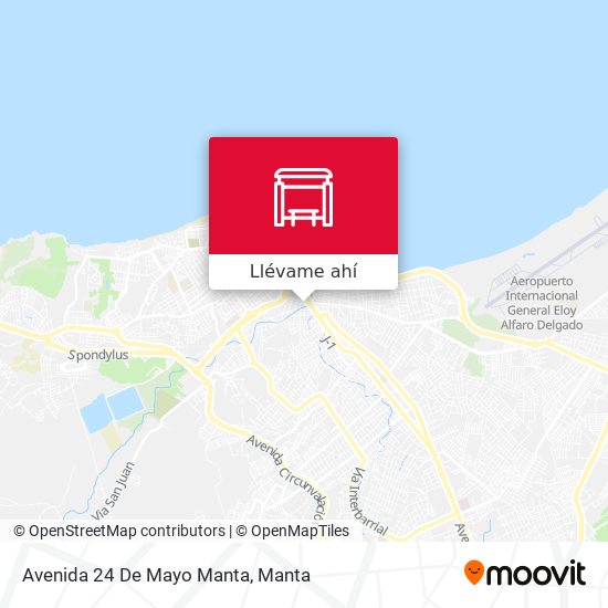 Mapa de Avenida 24 De Mayo Manta