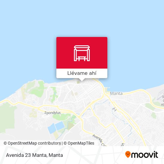 Mapa de Avenida 23 Manta