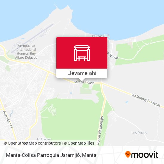 Mapa de Manta-Colisa Parroquia Jaramijó