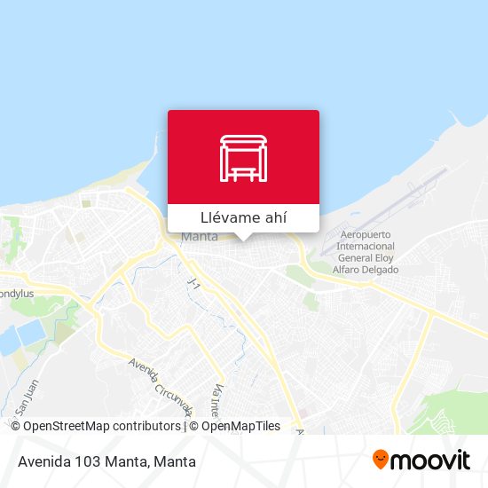 Mapa de Avenida 103 Manta