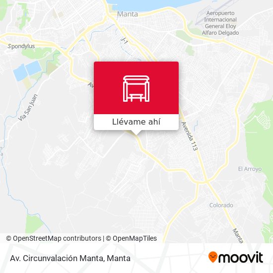 Mapa de Av. Circunvalación Manta