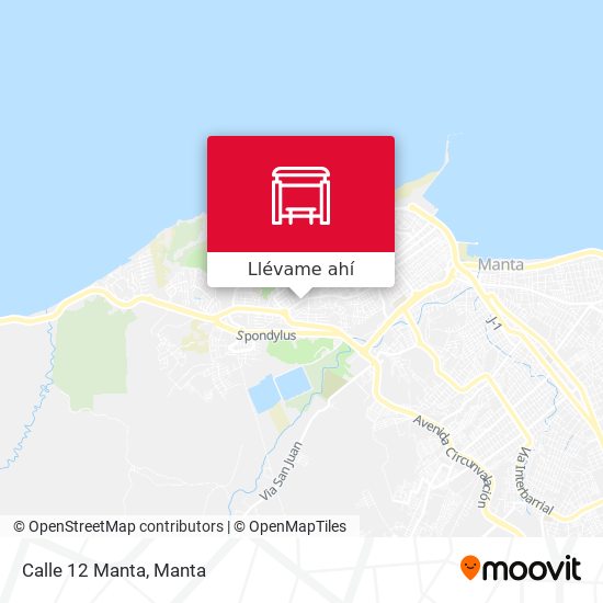 Mapa de Calle 12 Manta