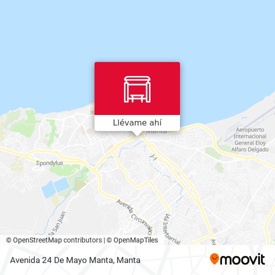 Mapa de Avenida 24 De Mayo Manta