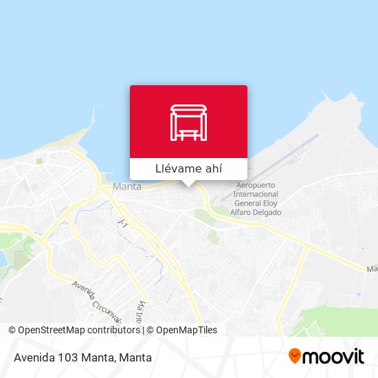 Mapa de Avenida 103 Manta