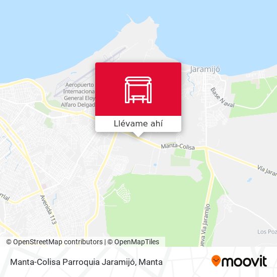 Mapa de Manta-Colisa Parroquia Jaramijó