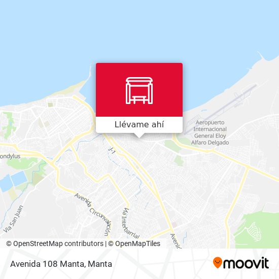 Mapa de Avenida 108 Manta