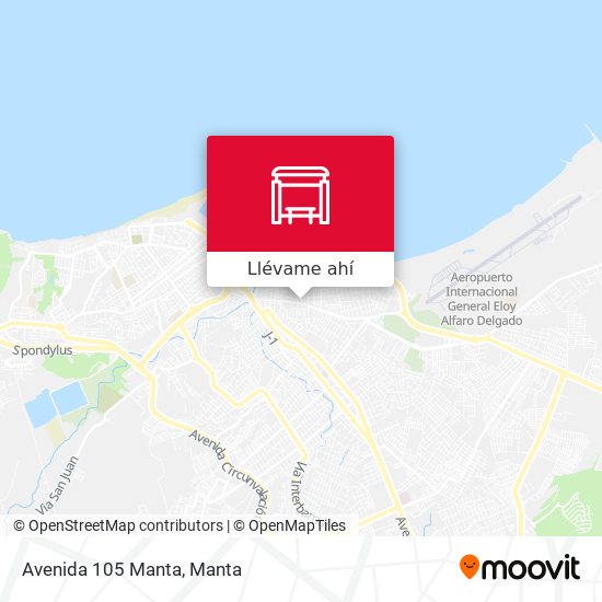 Mapa de Avenida 105 Manta