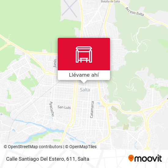 Mapa de Calle Santiago Del Estero, 611