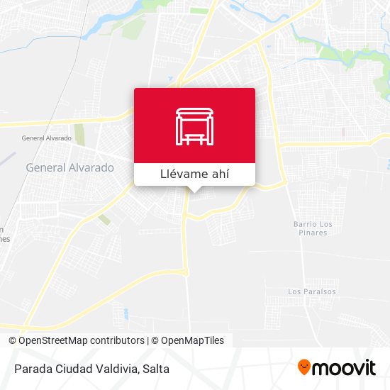 Mapa de Parada Ciudad Valdivia