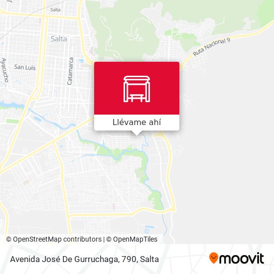 Mapa de Avenida José De Gurruchaga, 790
