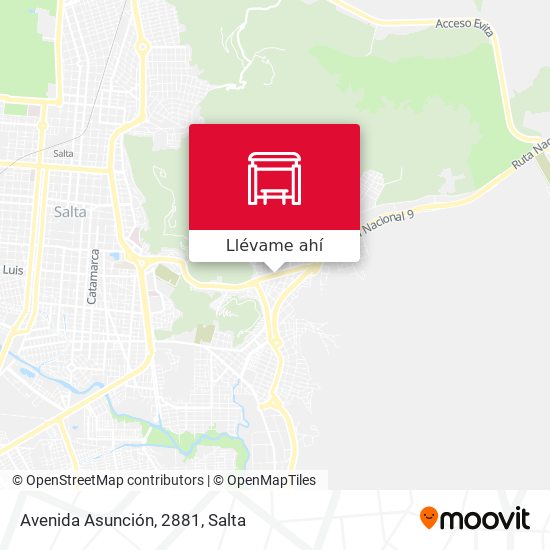 Mapa de Avenida Asunción, 2881