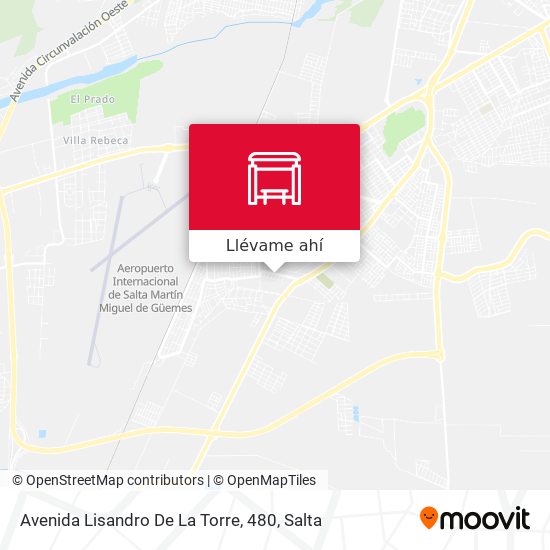 Mapa de Avenida Lisandro De La Torre, 480