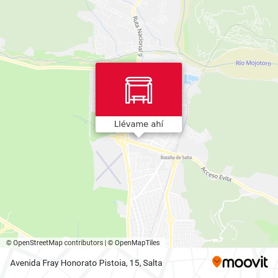 Mapa de Avenida Fray Honorato Pistoia, 15