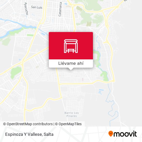 Mapa de Espinoza Y Vallese