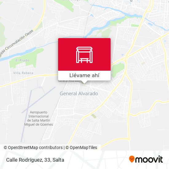 Mapa de Calle Rodríguez, 33