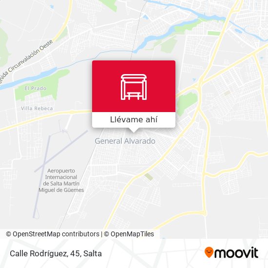 Mapa de Calle Rodríguez, 45