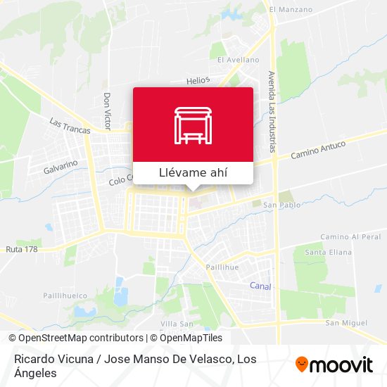 Mapa de Ricardo Vicuna /  Jose Manso De Velasco