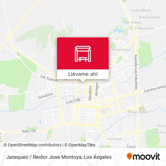 Mapa de Janequeo /  Reidor Jose Montoya
