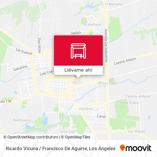 Mapa de Ricardo Vicuna /  Francisco De Aguirre