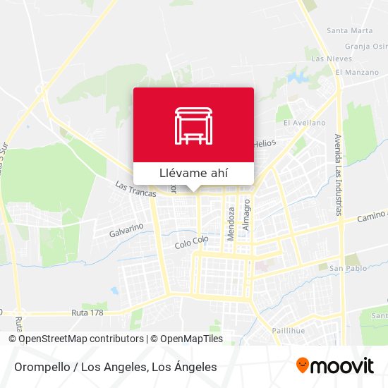 Mapa de Orompello /  Los Angeles