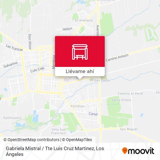 Mapa de Gabriela Mistral /  Tte Luis Cruz Martinez