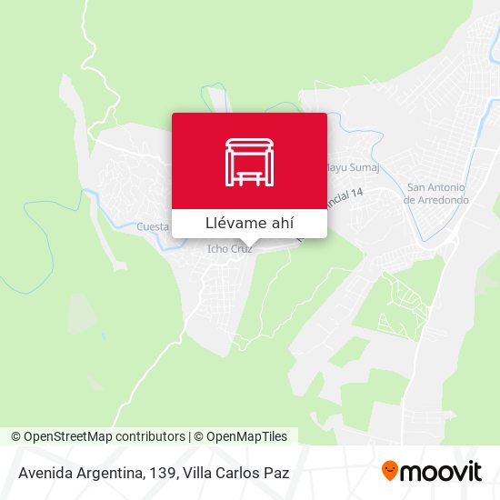 Mapa de Avenida Argentina, 139