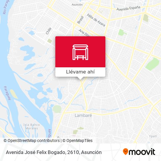 Mapa de Avenida José Felix Bogado, 2610