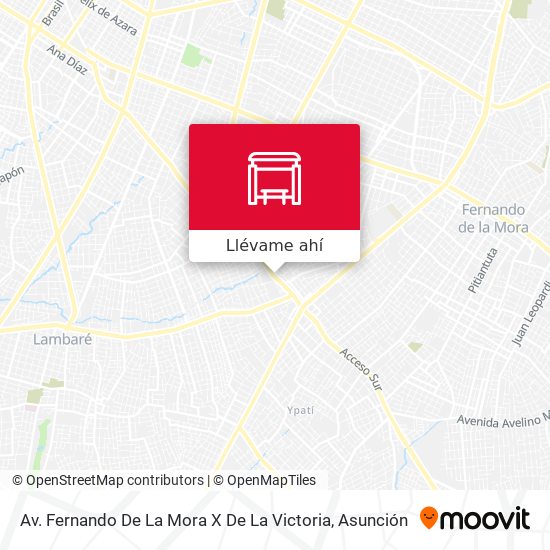 Mapa de Av. Fernando De La Mora X De La Victoria