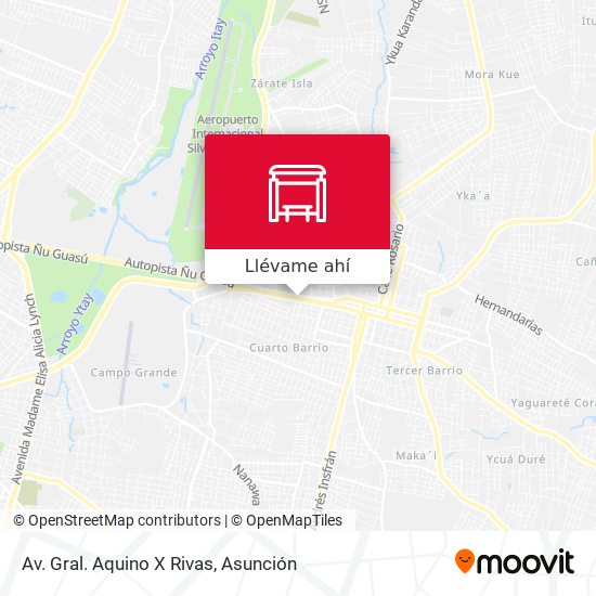 Mapa de Av. Gral. Aquino X Rivas