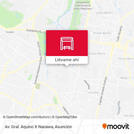 Mapa de Av. Gral. Aquino X Nanawa