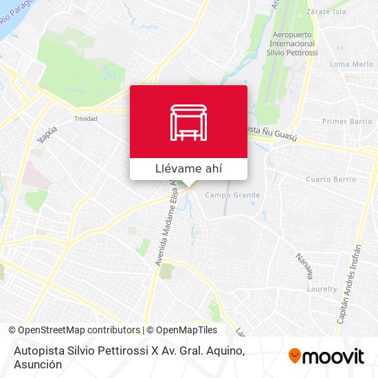 Mapa de Autopista Silvio Pettirossi X Av. Gral. Aquino