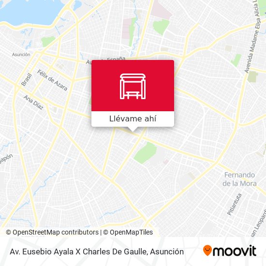 Mapa de Av. Eusebio Ayala X Charles De Gaulle