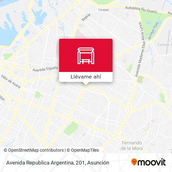 Mapa de Avenida Republica Argentina, 201