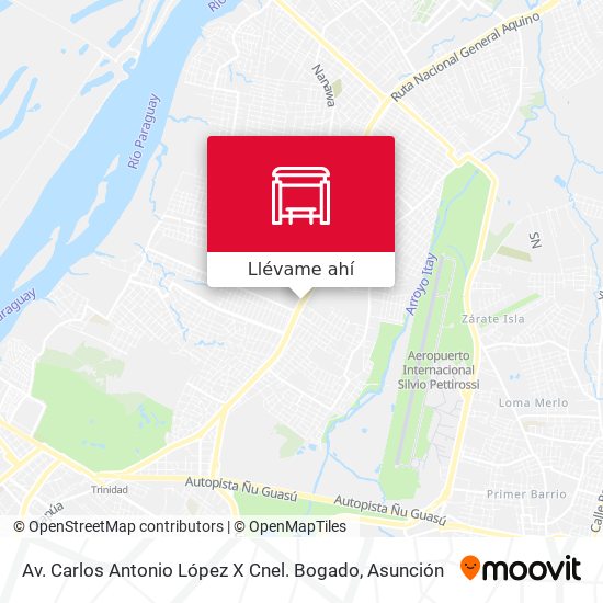 Mapa de Av. Carlos Antonio López X Cnel. Bogado