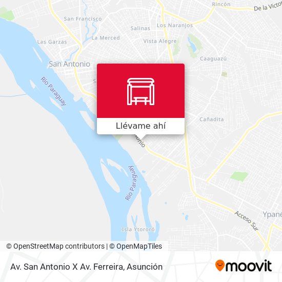 Mapa de Av. San Antonio X Av. Ferreira