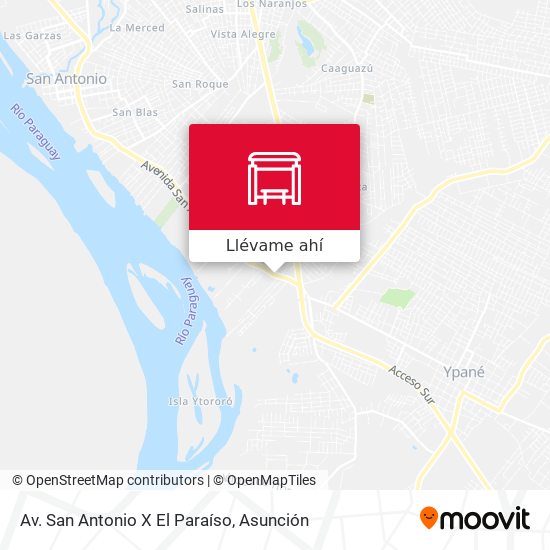 Mapa de Av. San Antonio X El Paraíso