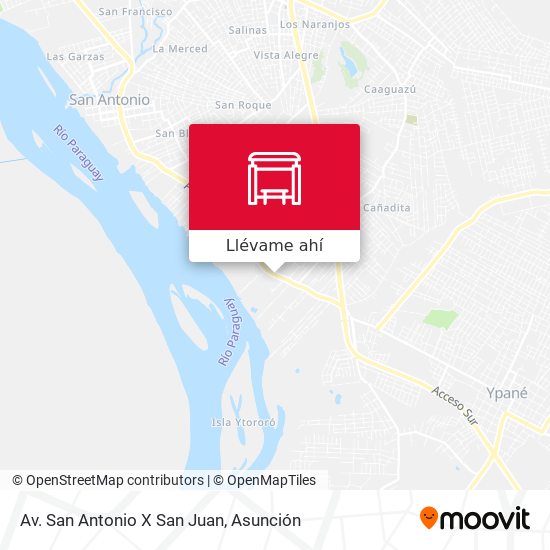 Mapa de Av. San Antonio X San Juan